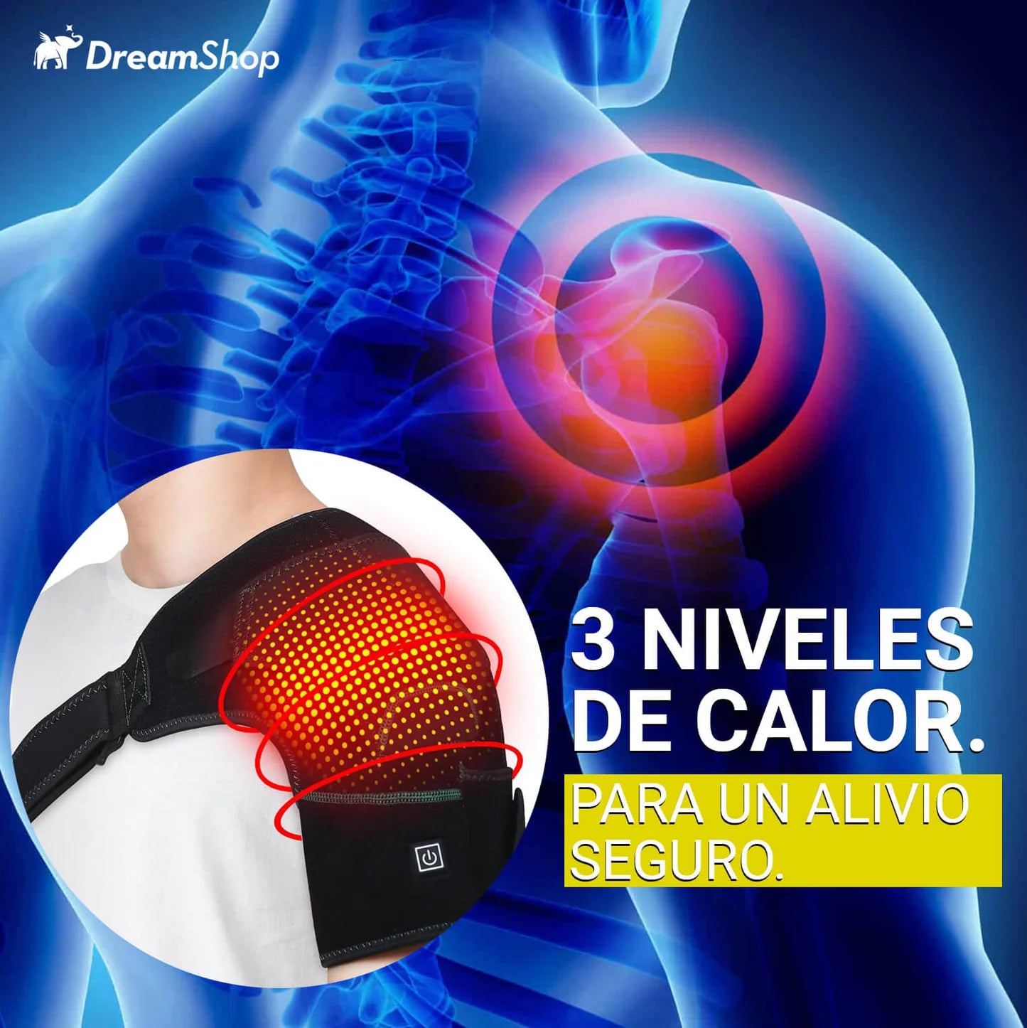 Hombrera Térmica 3 Niveles Calor