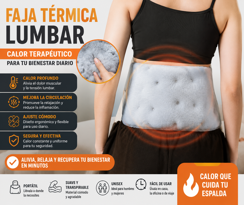 Faja Térmica Lumbar