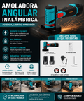 🔧 ¡Potencia Sin Cables! Amoladora Angular Inalámbrica 12V